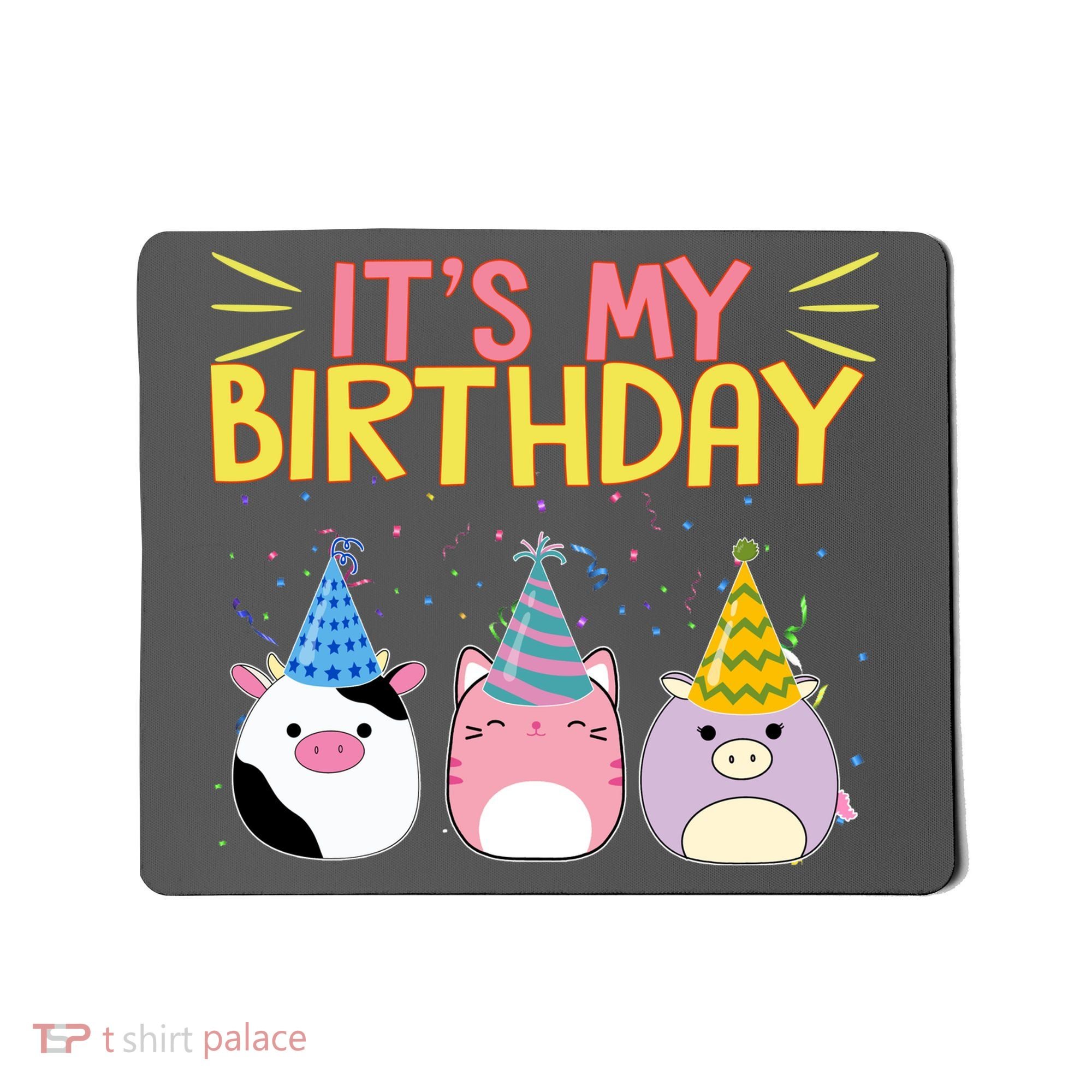 It's My Birthday Boo Cute Mousepad