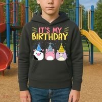 It's My Birthday Boo Cute Kids Hoodie thumb 2