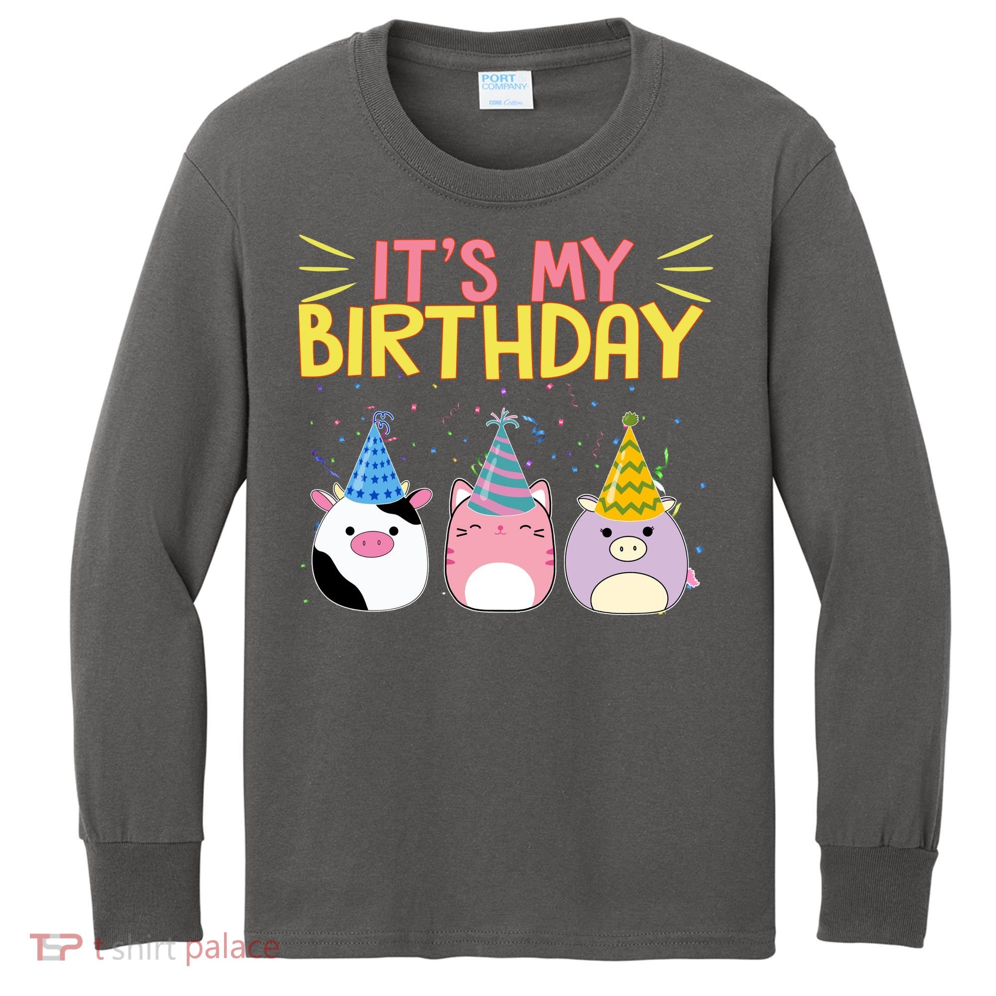It's My Birthday Boo Cute Kids Long Sleeve Shirt