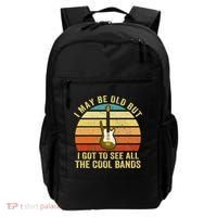 I May Be Old But I Got To See All The Cool Bands Backpack thumb 0