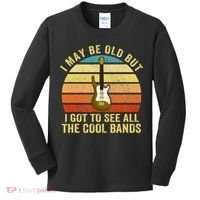 I May Be Old But I Got To See All The Cool Bands Kids Long Sleeve Shirt thumb 0