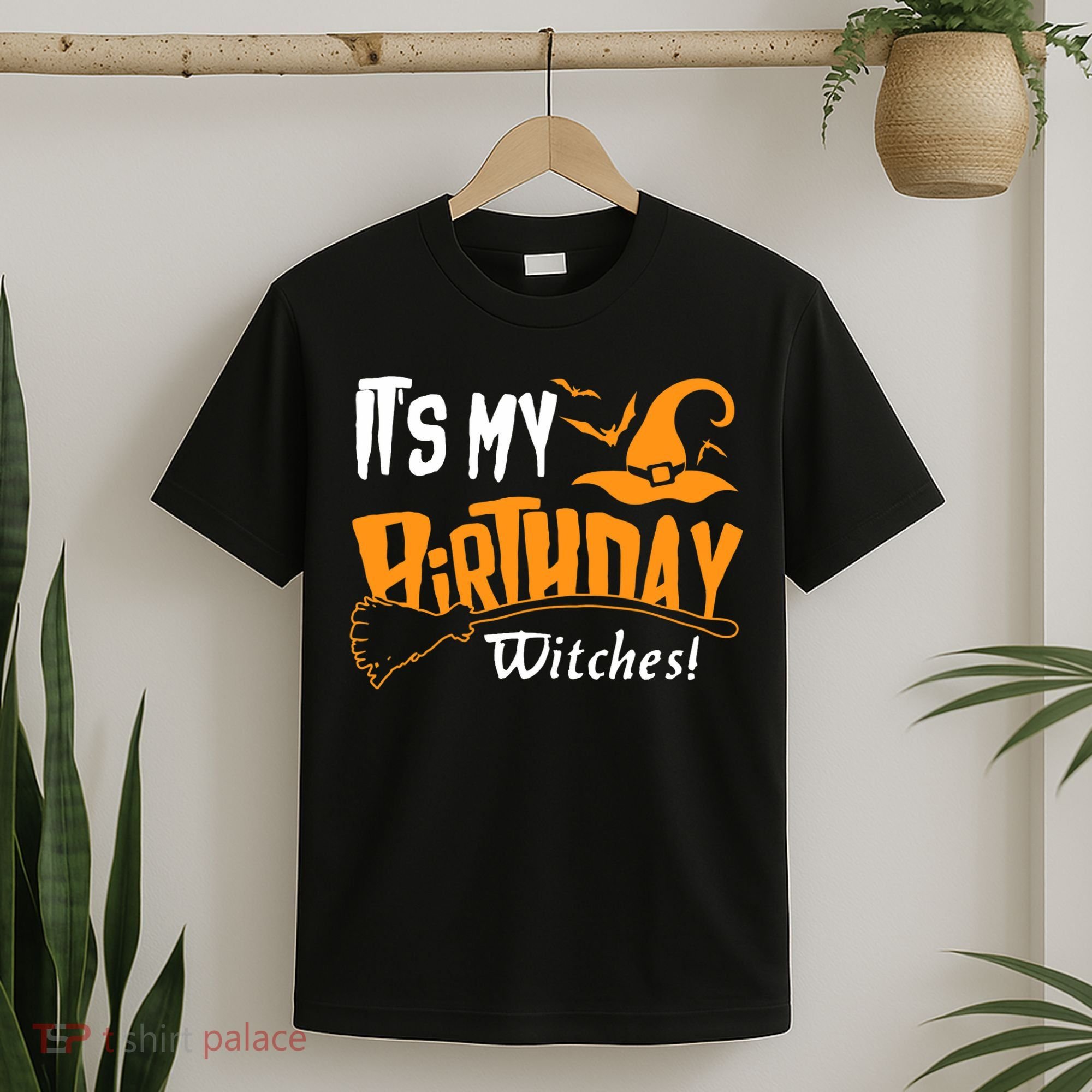 Its My Birthday Witch Halloween October Birthday T-Shirt