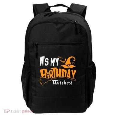 Its My Birthday Witch Halloween October Birthday Backpack
