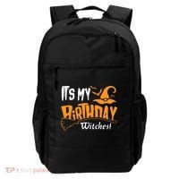 Its My Birthday Witch Halloween October Birthday Backpack thumb 0