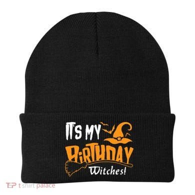 Its My Birthday Witch Halloween October Birthday Beanie