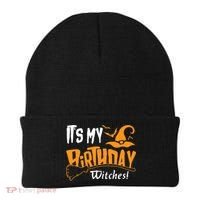 Its My Birthday Witch Halloween October Birthday Beanie thumb 0