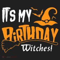 Its My Birthday Witch Halloween October Birthday Hat thumb 2