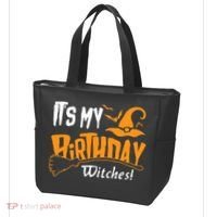 Its My Birthday Witch Halloween October Birthday Tote Bag thumb 3