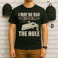 I May Be Old But I Still Find The Hole Cornhole T-Shirt thumb 6