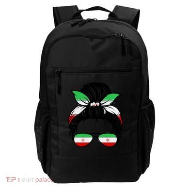 Iran Messy Bun Support Iran IranIran Backpack