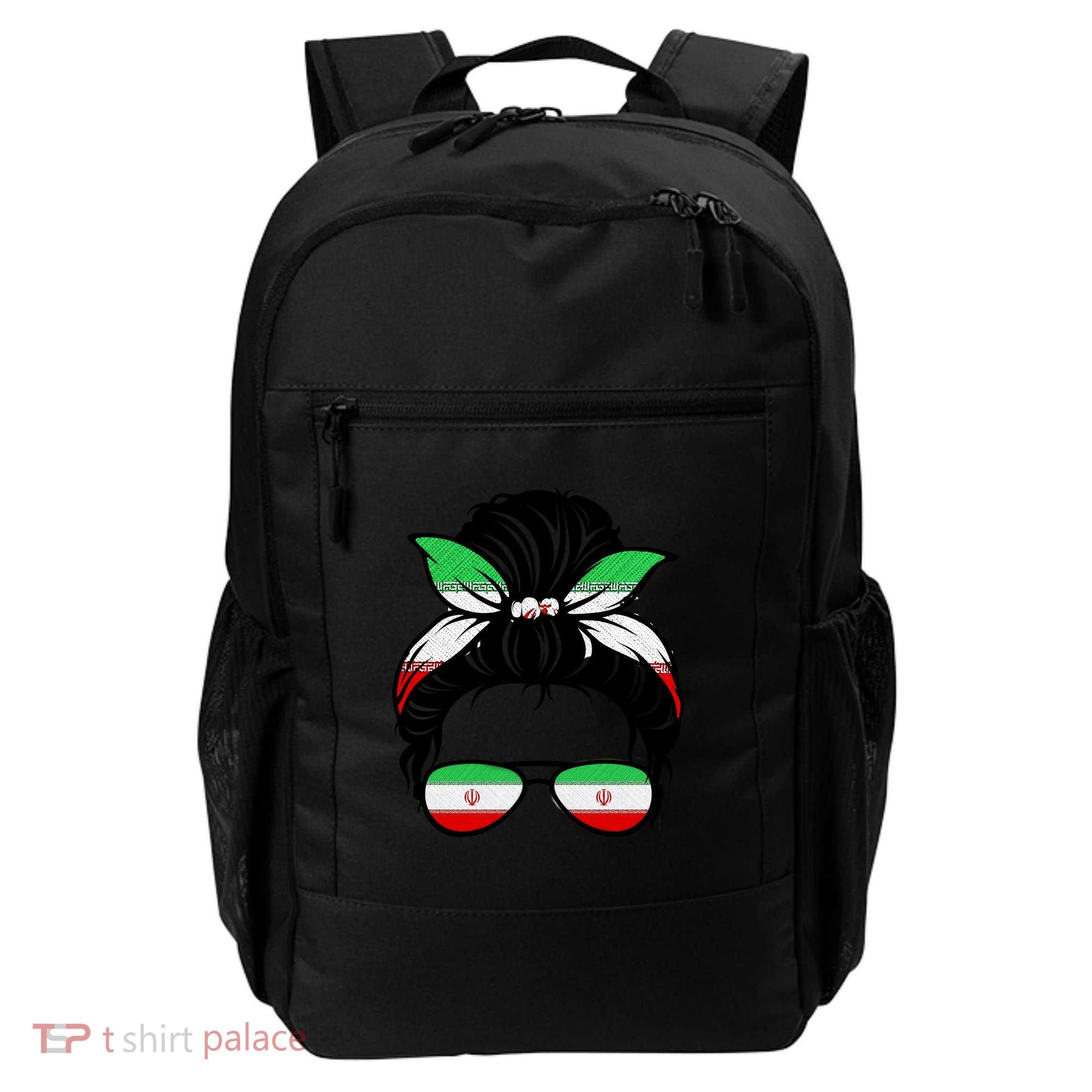 Iran Messy Bun Support Iran IranIran Backpack