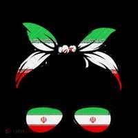 Iran Messy Bun Support Iran IranIran Coaster thumb 2