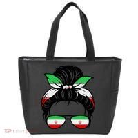 Iran Messy Bun Support Iran IranIran Tote Bag thumb 0