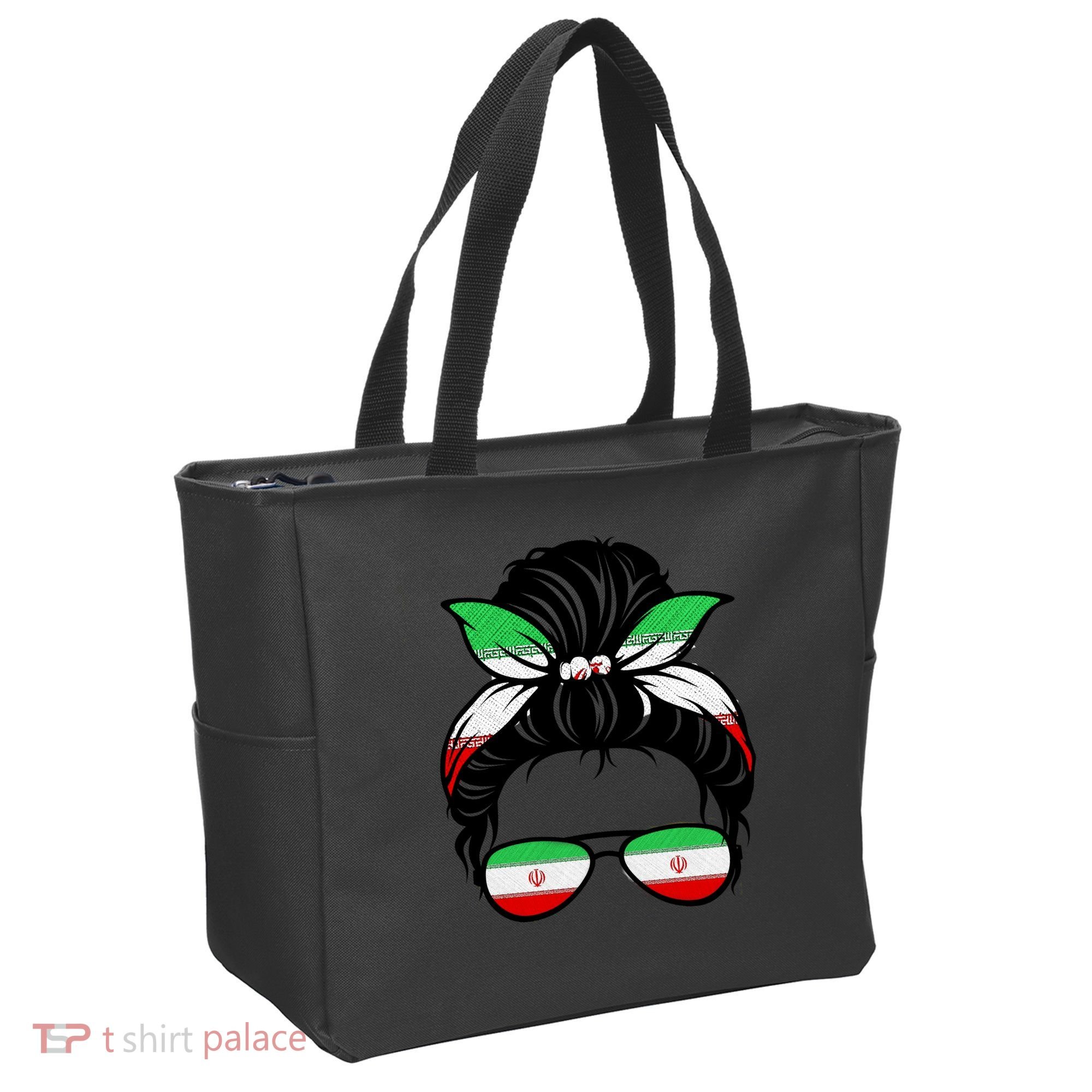 Iran Messy Bun Support Iran IranIran Tote Bag