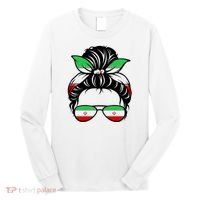 Iran Messy Bun Support Iran IranIran Long Sleeve Shirt thumb 0