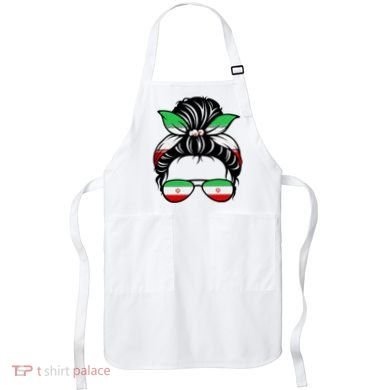 Iran Messy Bun Support Iran IranIran Apron
