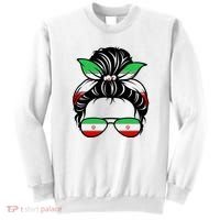 Iran Messy Bun Support Iran IranIran Sweatshirt thumb 0