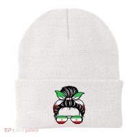 Iran Messy Bun Support Iran IranIran Beanie thumb 0