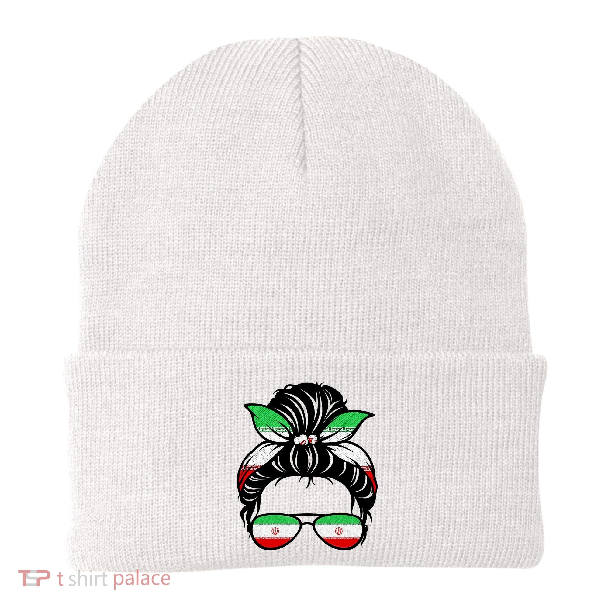 Iran Messy Bun Support Iran IranIran Beanie