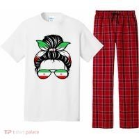 Iran Messy Bun Support Iran IranIran Pajama Set thumb 0