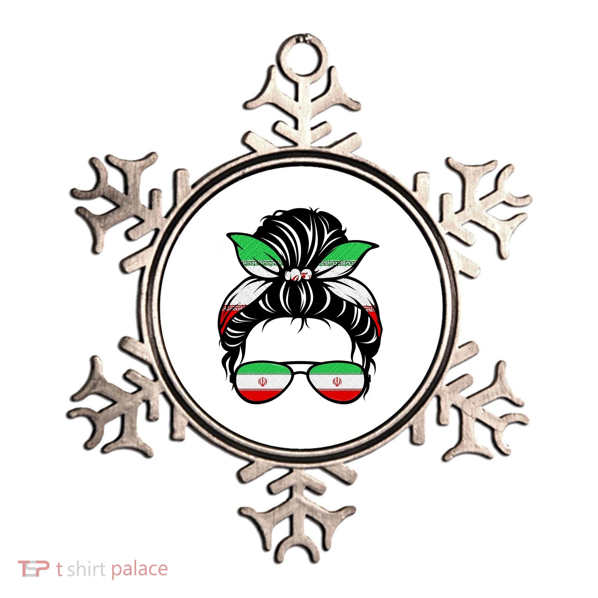 Iran Messy Bun Support Iran IranIran Ornament