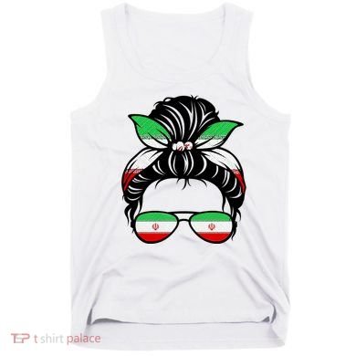 Iran Messy Bun Support Iran IranIran Tank Top