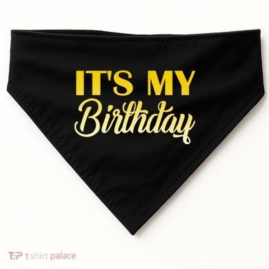 It's My Birthday USA-Made Doggie Bandana