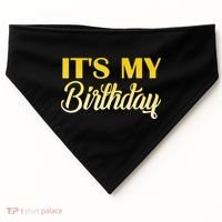It's My Birthday USA-Made Doggie Bandana thumb 0