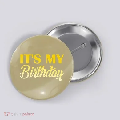 It's My Birthday Button
