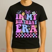 In My Birthday Era Retro Funny Bday Gifts Girl T-Shirt thumb 3