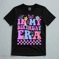 In My Birthday Era Retro Funny Bday Gifts Girl T-Shirt thumb 5