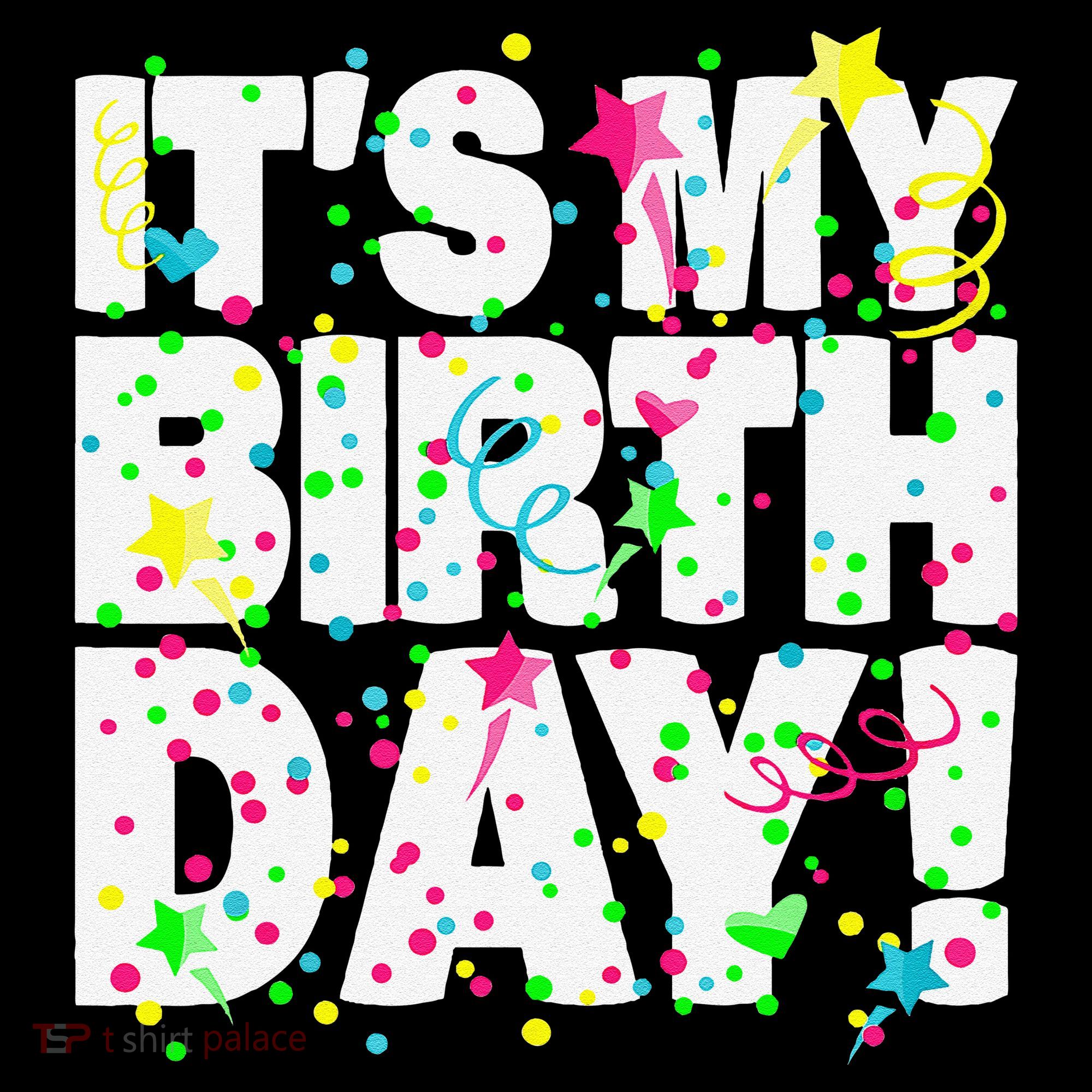 ItS My Birthday Teens Confetti Coffee Mug