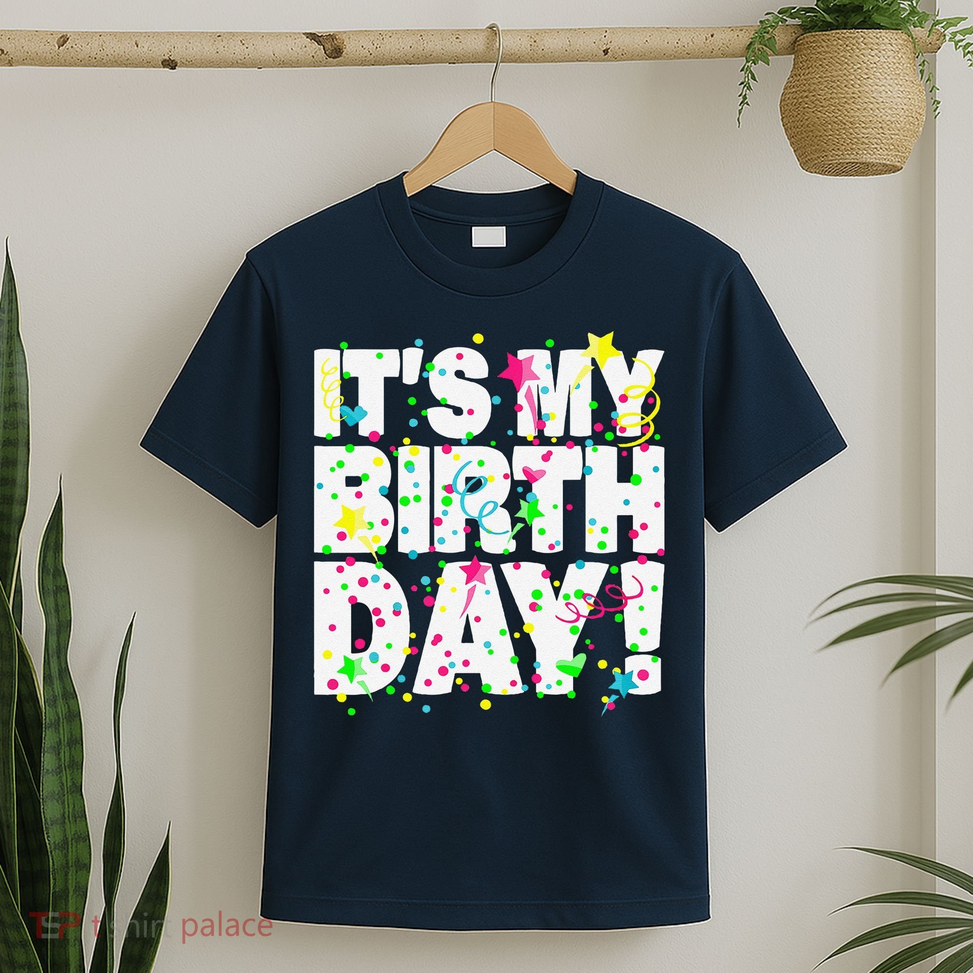 ItS My Birthday Teens Confetti T-Shirt