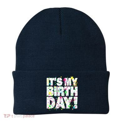 ItS My Birthday Teens Confetti Beanie
