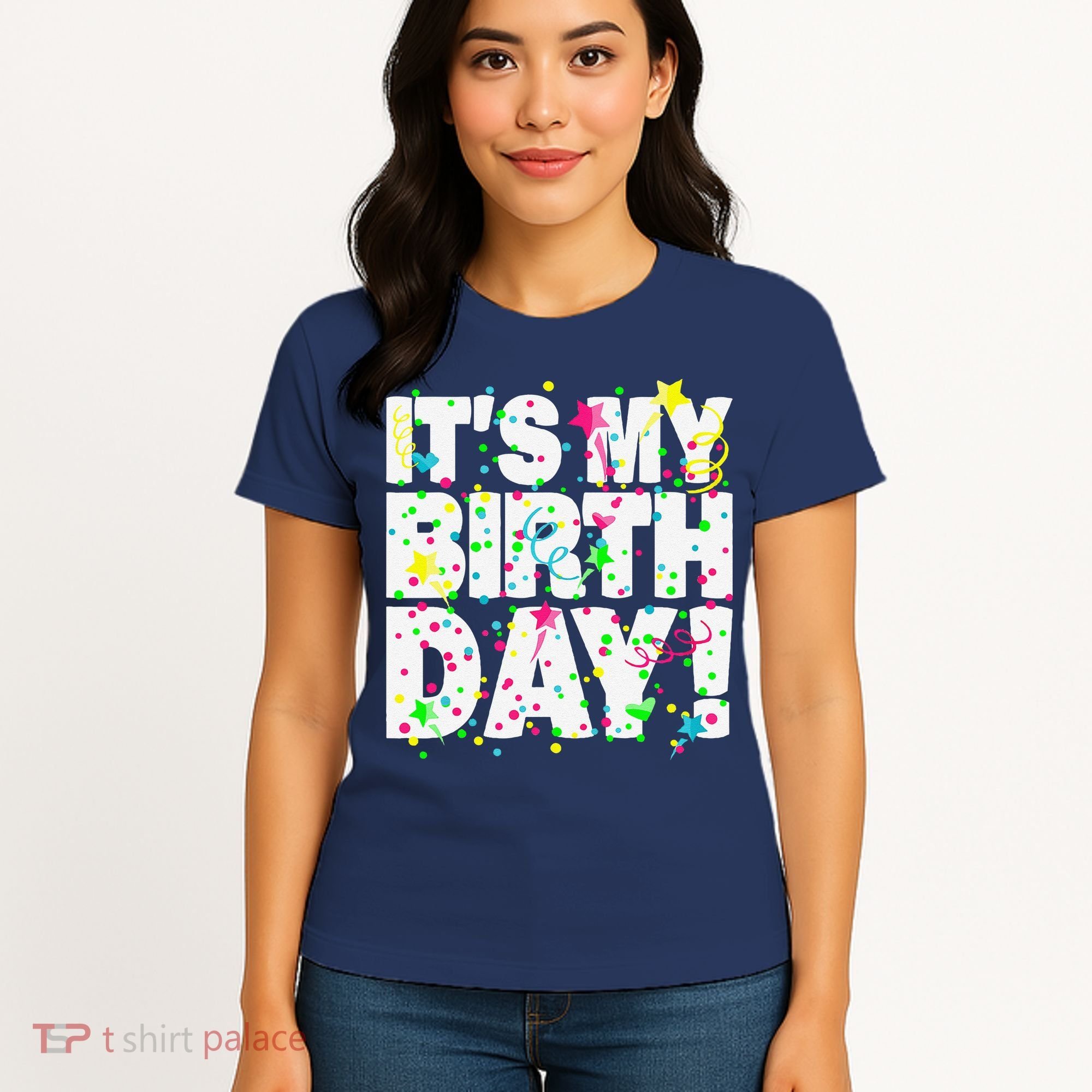 ItS My Birthday Teens Confetti Women's T-Shirt