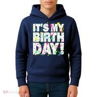 ItS My Birthday Teens Confetti Kids Hoodie thumb 4