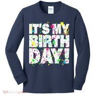 ItS My Birthday Teens Confetti Kids Long Sleeve Shirt thumb 0