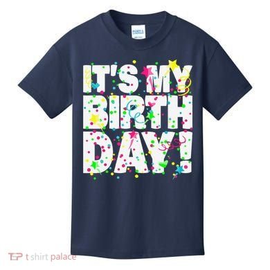 ItS My Birthday Teens Confetti Kids T-Shirt