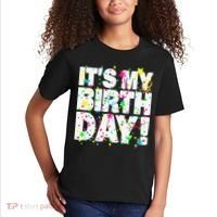 ItS My Birthday Teens Confetti Kids T-Shirt thumb 2