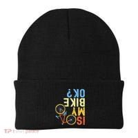 Is My Bike Ok Funny Cycling Cyclist Beanie thumb 0