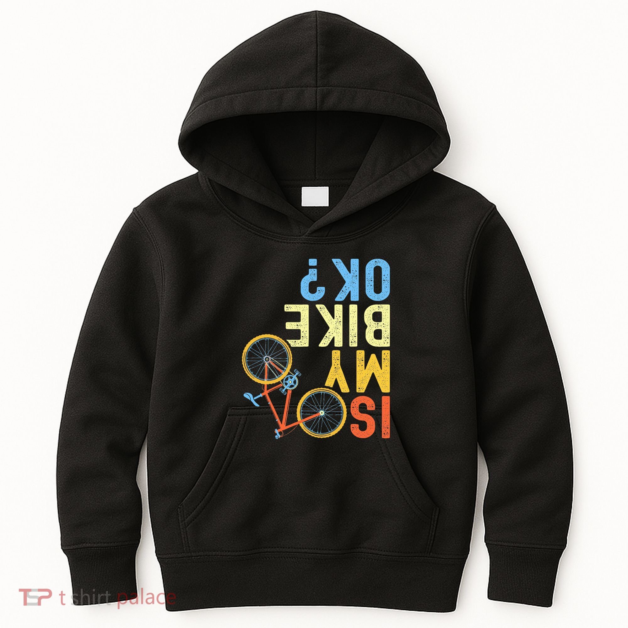 Is My Bike Ok Funny Cycling Cyclist Kids Hoodie