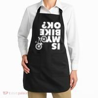 Is My Bike OK Tshirt Funny Mountain Bike Apron thumb 2