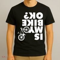 Is My Bike OK Tshirt Funny Mountain Bike T-Shirt thumb 3