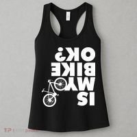 Is My Bike OK Tshirt Funny Mountain Bike Women's Tank Top thumb 3