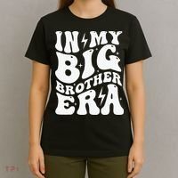 In My Big Brother Era Pregnancy Announcement For Brother T-Shirt thumb 4