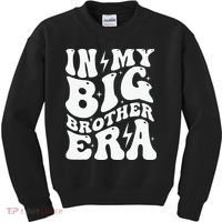 In My Big Brother Era Pregnancy Announcement For Brother Kids Sweatshirt thumb 0