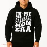 In My Baseball Mom Era Groovy Sport Hoodie thumb 2