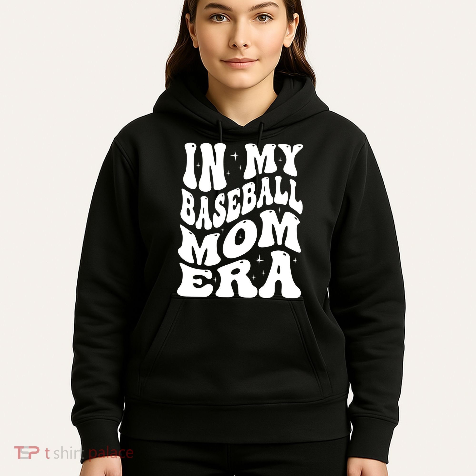 In My Baseball Mom Era Groovy Sport Hoodie