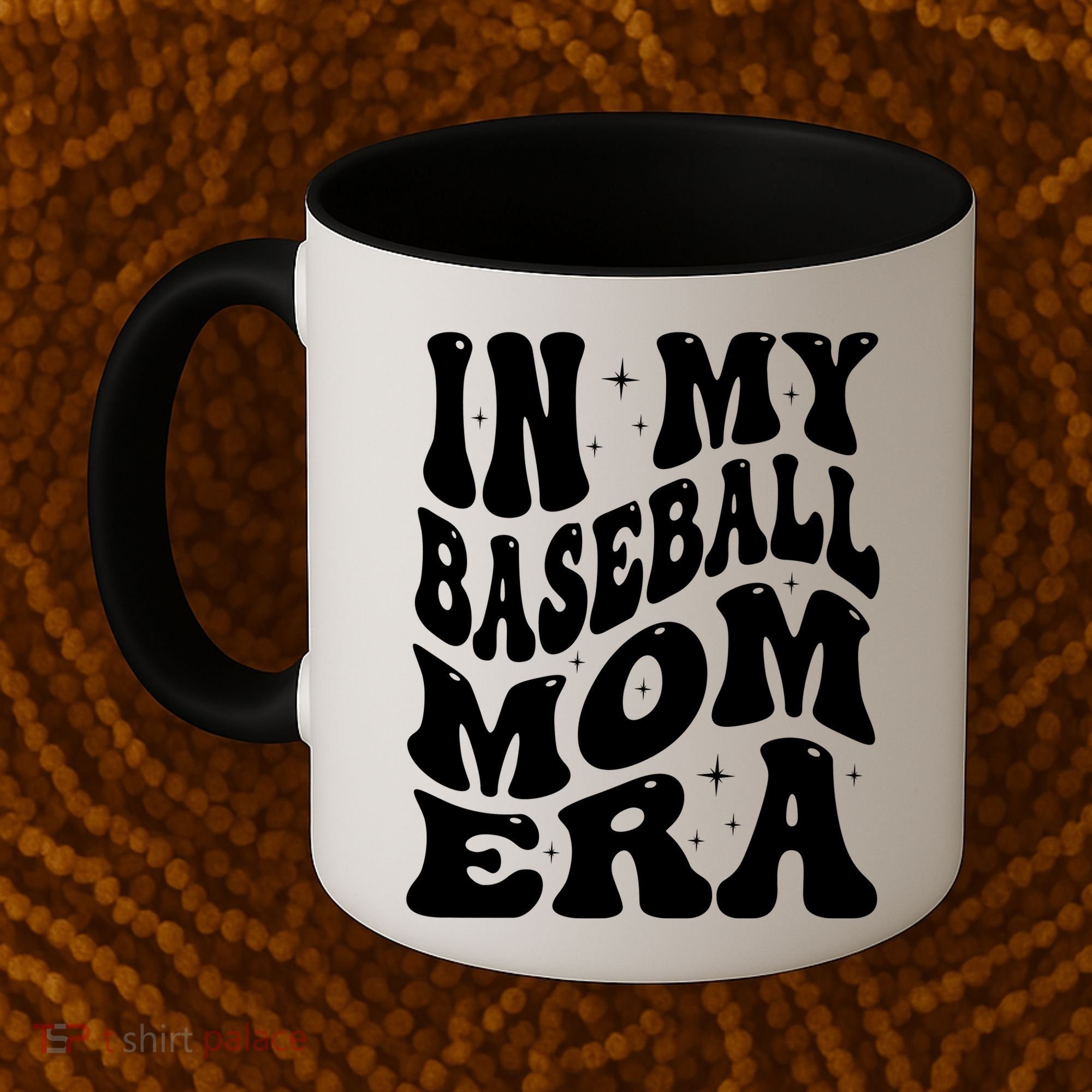 In My Baseball Mom Era Groovy Sport Coffee Mug