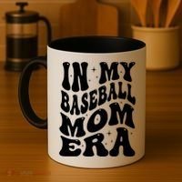 In My Baseball Mom Era Groovy Sport Coffee Mug thumb 4